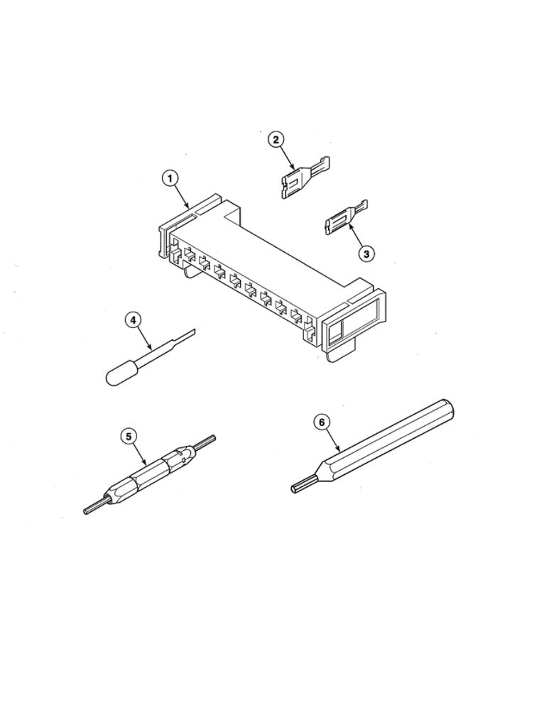 Terminals/Terminal Extractor Tools Diagram and Parts List for ADE3SRGS173TW01  Speed Queen Dryer
