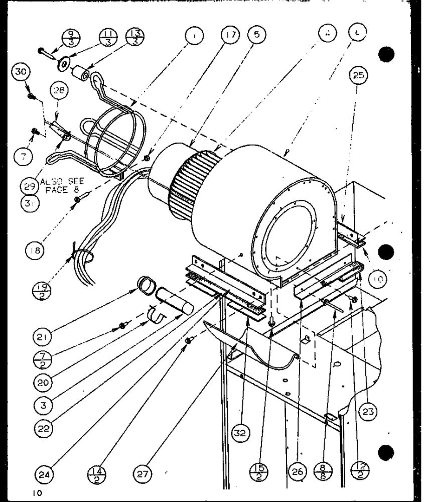 Diagram 3 Diagram and Parts List for GCI140C35B P1106608F Amana Furnace