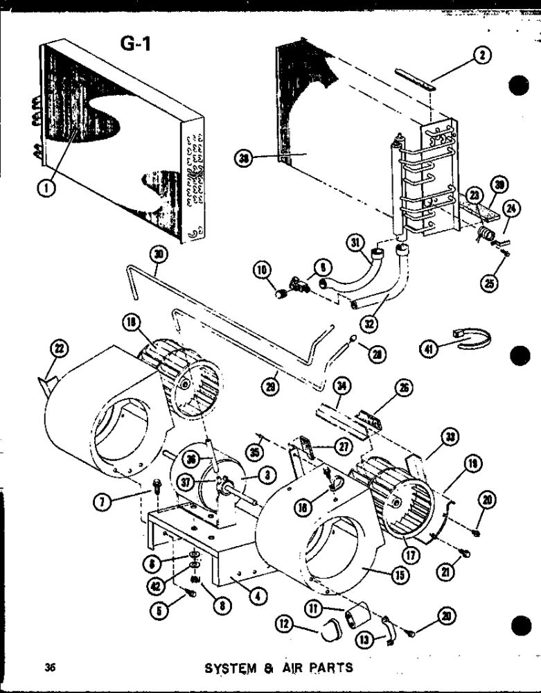 System And Air Parts 6 Diagram and Parts List for EPCG2408-1C P67470-14C Amana Heater