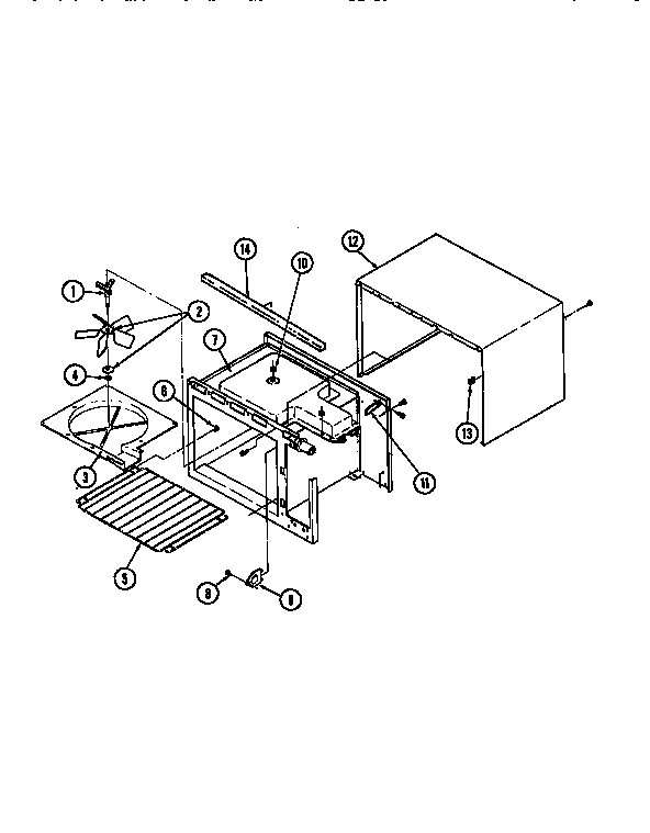 Body-upper Diagram and Parts List for WM2750B M167B Jenn-Air Wall Oven