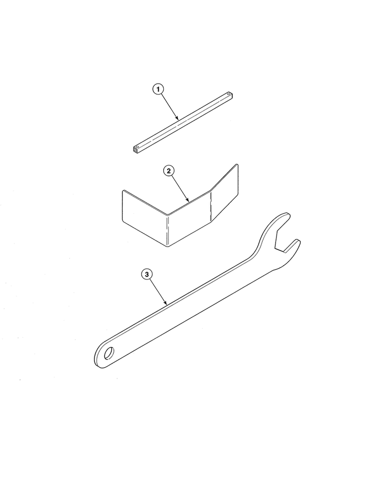 Special Tools Diagram and Parts List for SWF261WH  Speed Queen Washer