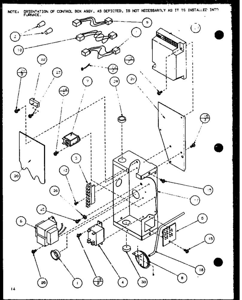 Diagram 5 Diagram and Parts List for GCI140C35B P1106608F Amana Furnace