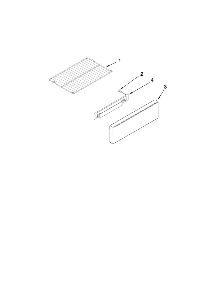 Drawer And Rack Parts Diagram and Parts List for JDS9860CDS00  Jenn-Air Range
