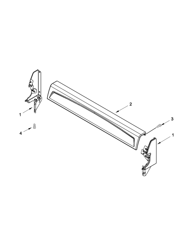 Backguard Parts Diagram and Parts List for CGR3300XDW0  Magic Chef Range