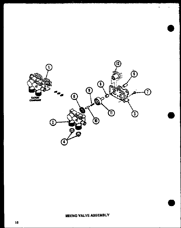Section 10 Diagram and Parts List for LW3603L P1122406WL Amana Washer