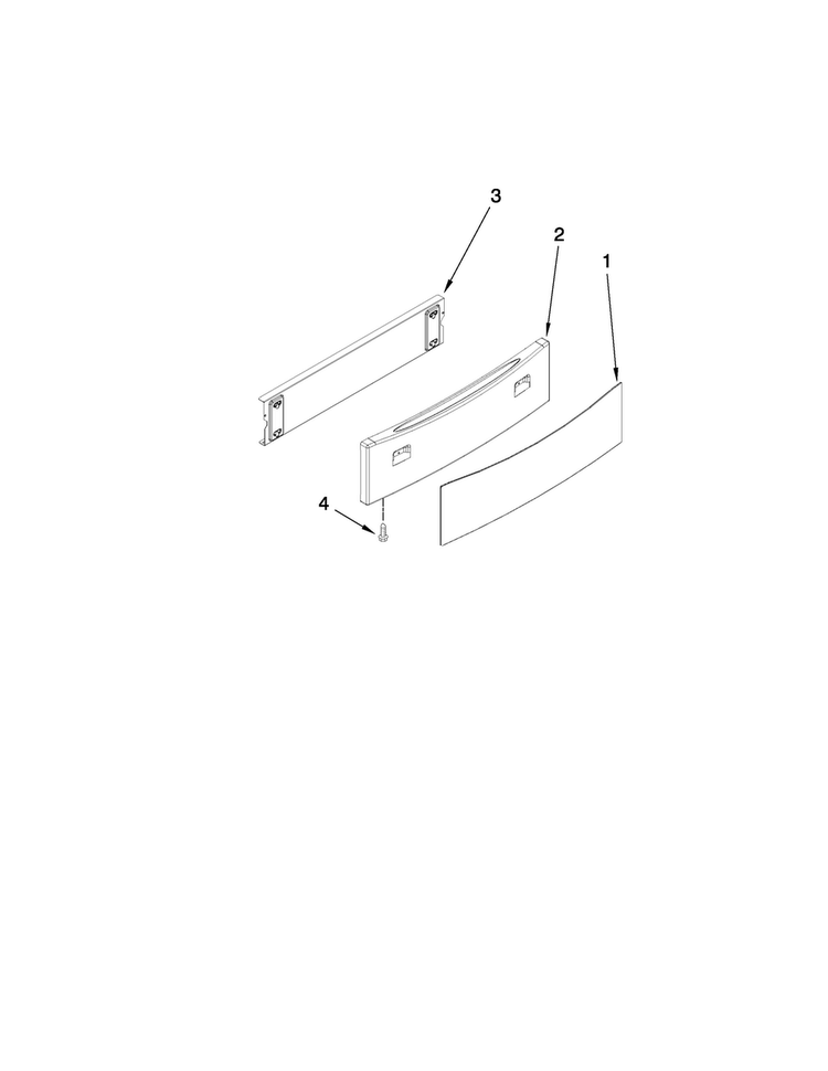 Drawer Parts Diagram and Parts List for JES9860CAS01  Jenn-Air Range