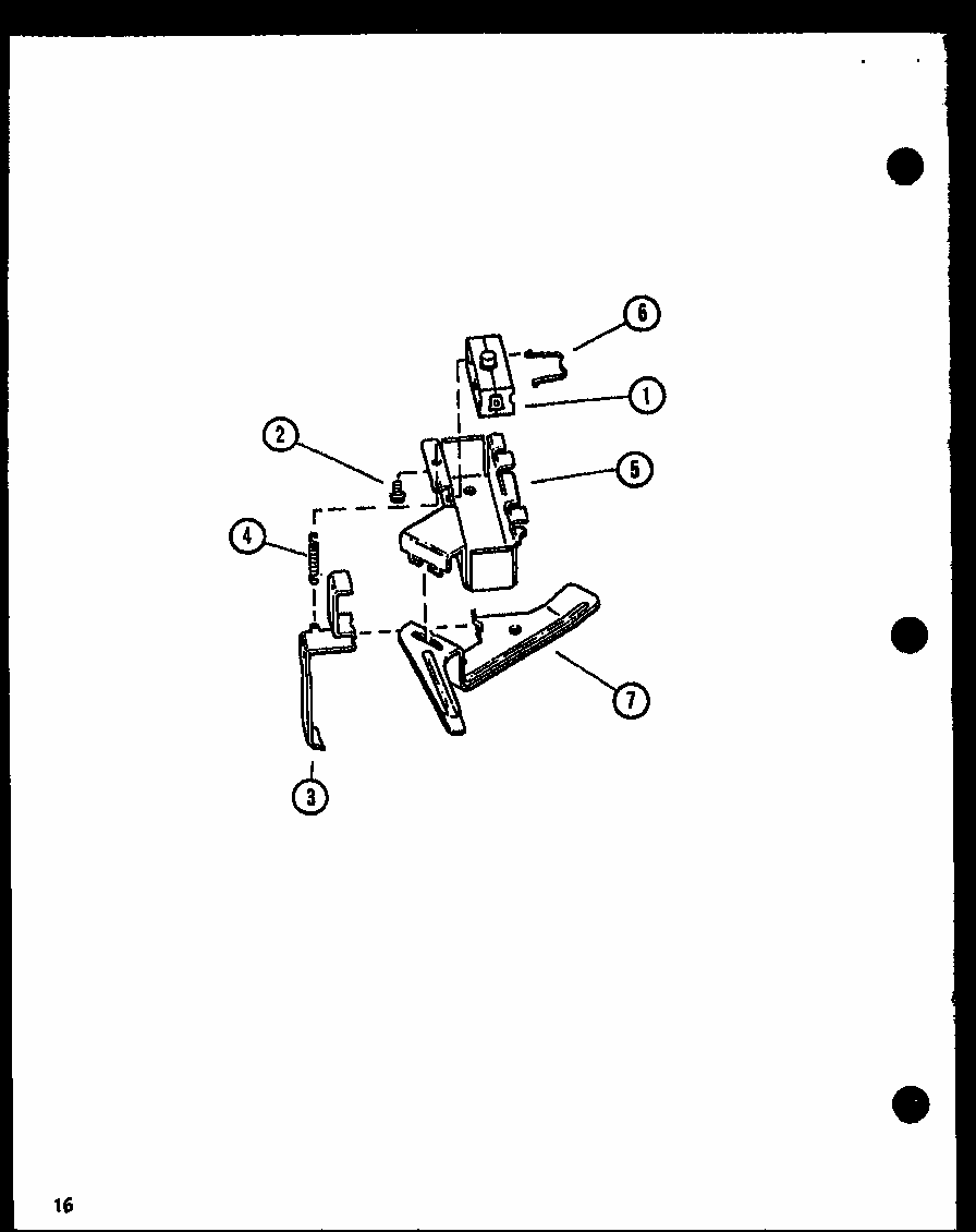 Section 12 Diagram and Parts List for LW2503W P1118410WW Amana Washer