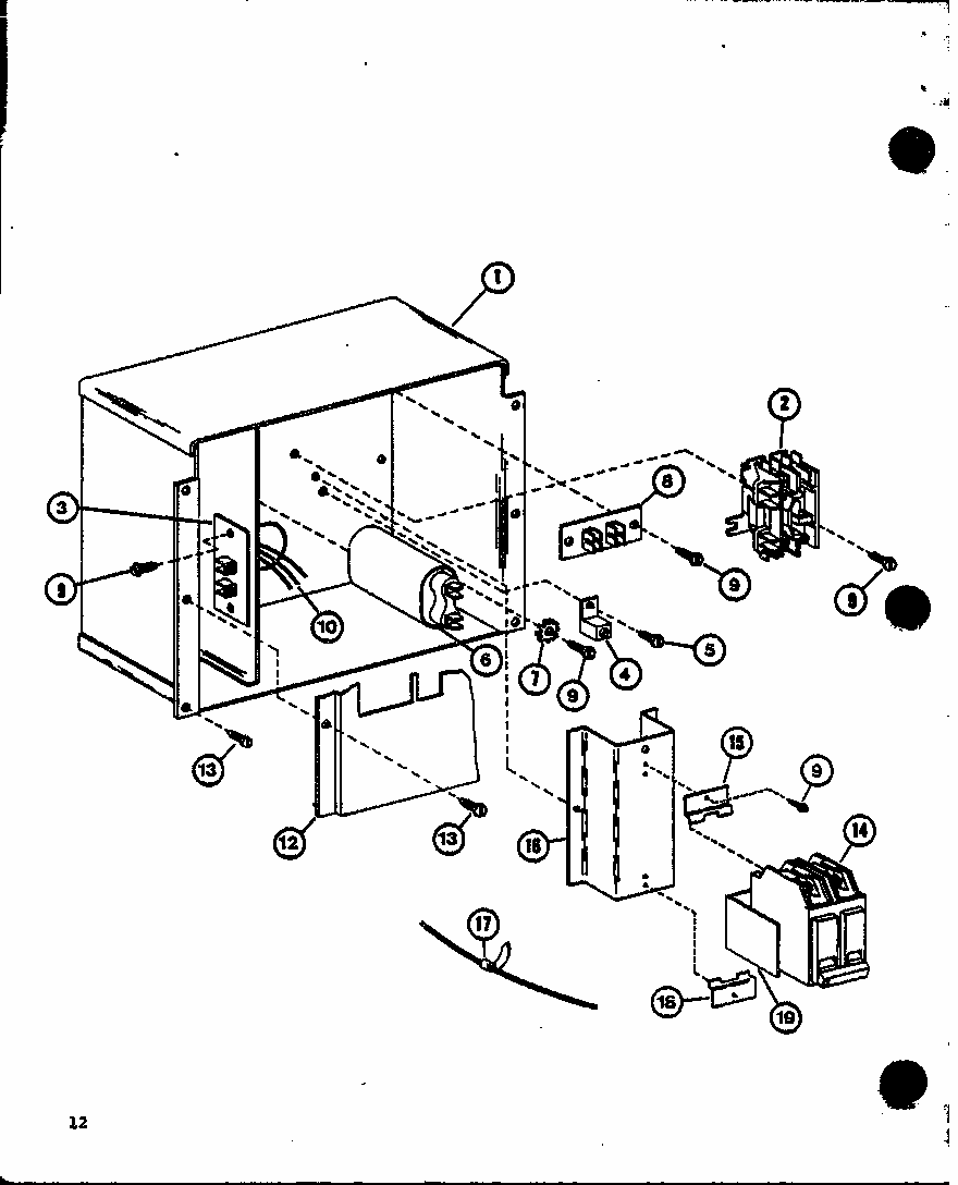 (srcf18u01a/p6917202c) (srcf24u01a/p6917203c) Diagram and Parts List for SRCF24U01A P6917230C Amana Air Conditioner