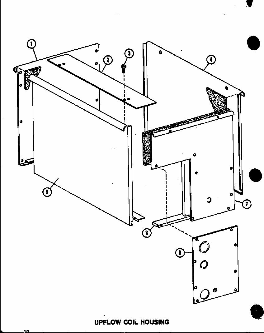 Pupflow Coil Housing (d67635-28/p67635-28c) (d67635-24/p67635-24c) Diagram and Parts List for SCFC48AUMA P6944902C Amana Air Conditioner