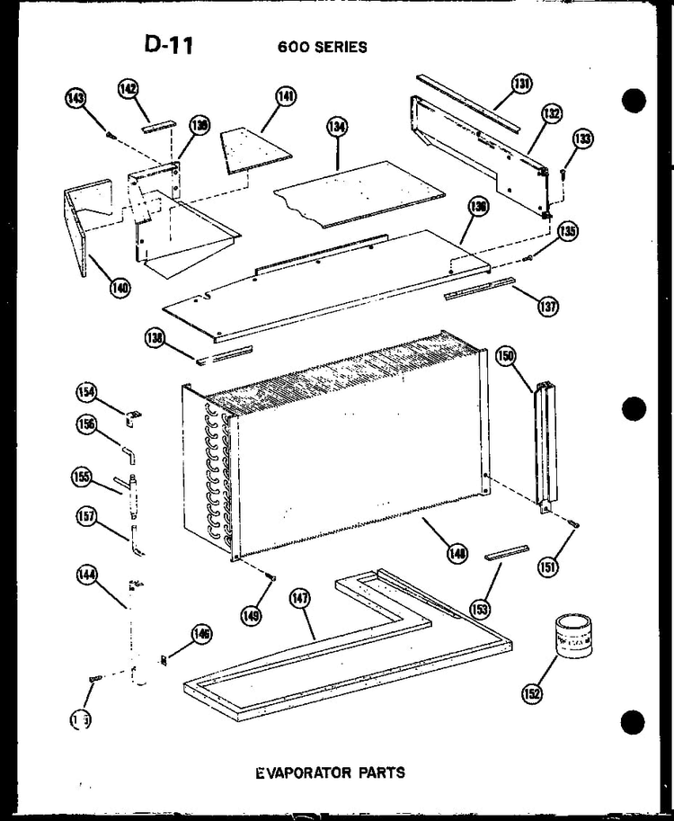 Section 2 Diagram and Parts List for 212-2JM P54655-65R Amana Air Conditioner