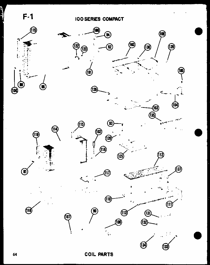 Coil Parts Diagram and Parts List for 109-5PE P54975-32R Amana Air Conditioner