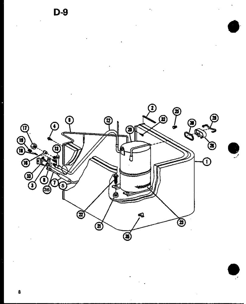 Diagram 2 Diagram and Parts List for SRCF42-U01A P69044-2C Amana Air Conditioner