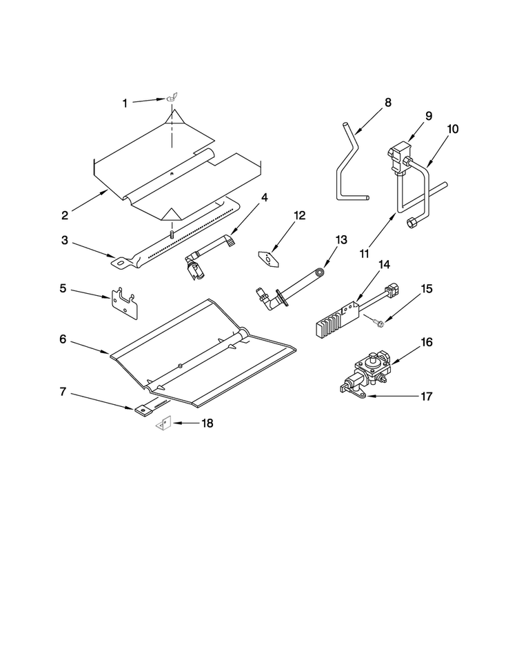 Internal Oven Parts Diagram and Parts List for JGW8130DDW15  Jenn-Air Wall Oven