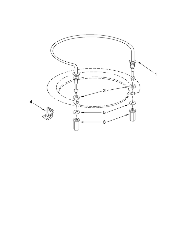 Heater Parts Diagram and Parts List for MDBH969AWB2  Maytag Dishwasher