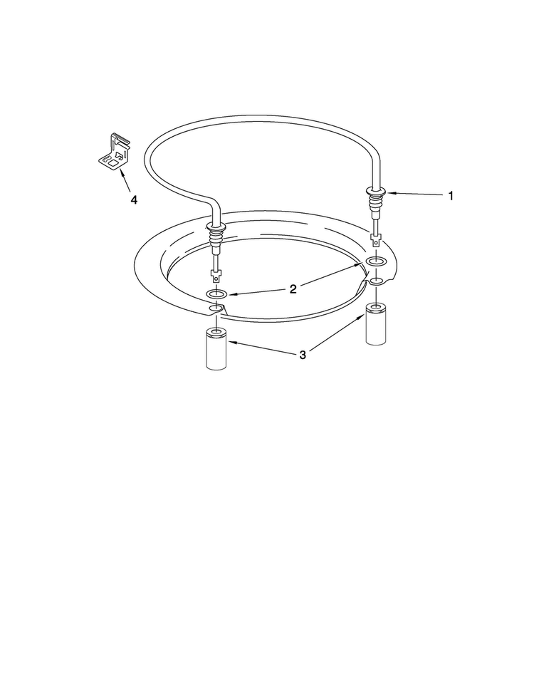 Heater Parts Diagram and Parts List for CDB7000AWS1  Magic Chef Dishwasher