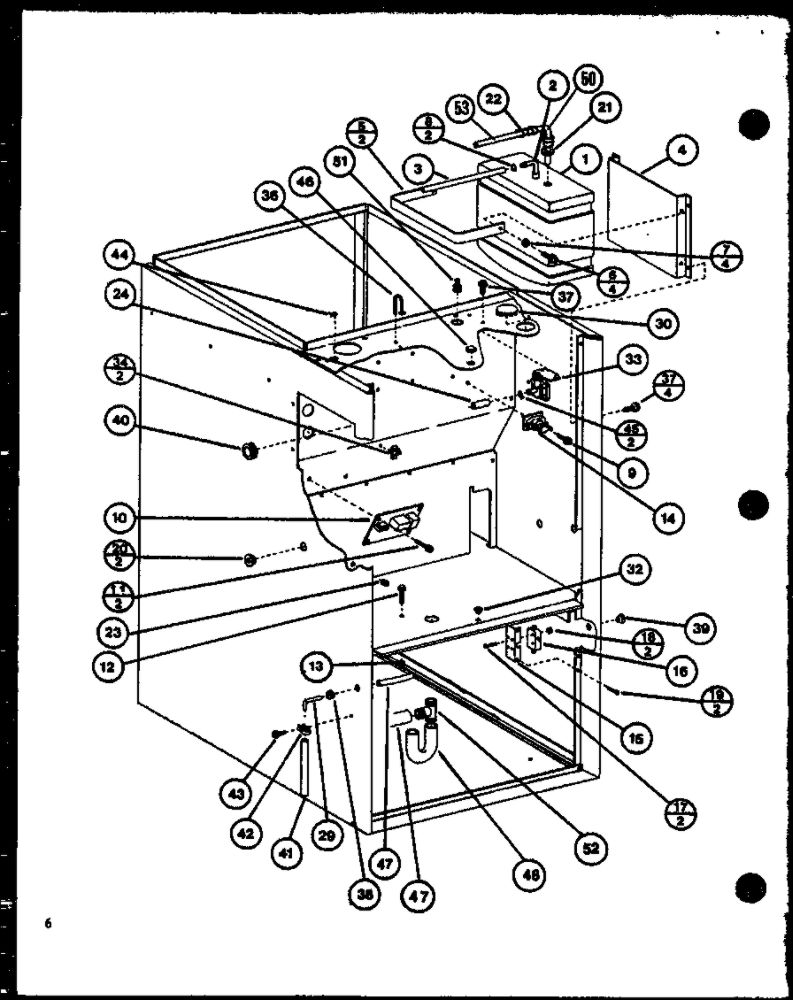 Diagram 2 Diagram and Parts List for EGHW100DC3 P6959002F Amana Furnace