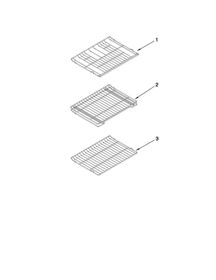 Rack Parts Diagram and Parts List for MGR6875ADB26  Maytag Range