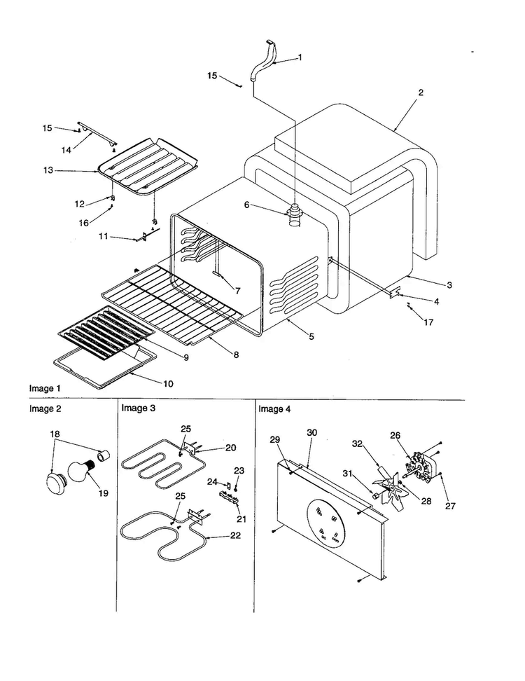 Cavity Diagram and Parts List for ARTC7522E-P1143817NE  Amana Range