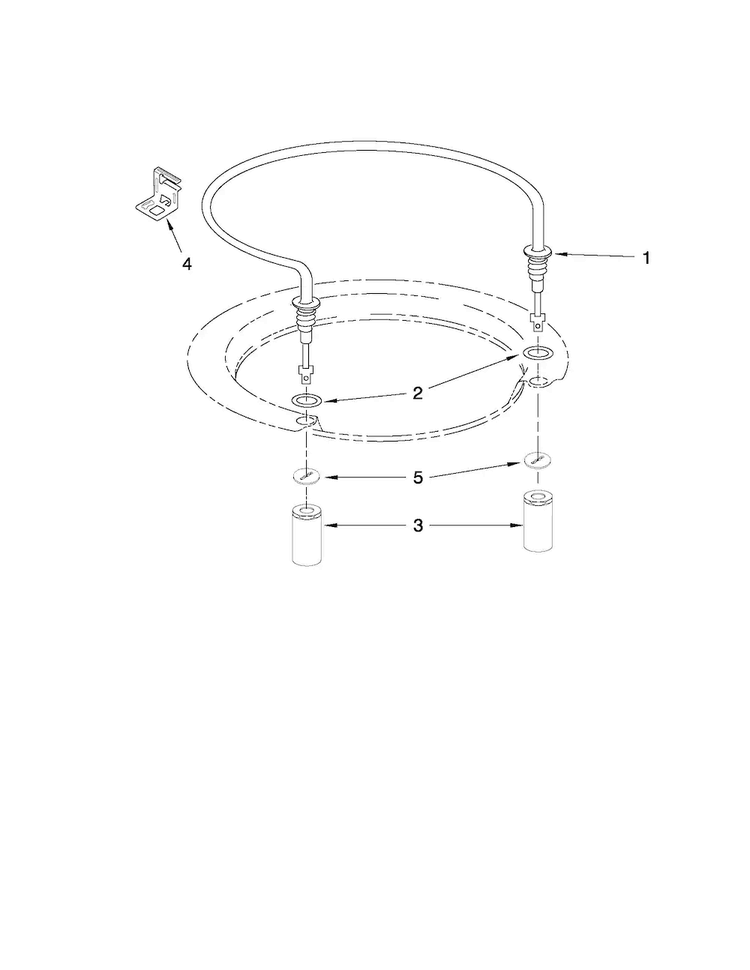 Heater Parts Diagram and Parts List for MDBH969AWB1  Maytag Dishwasher