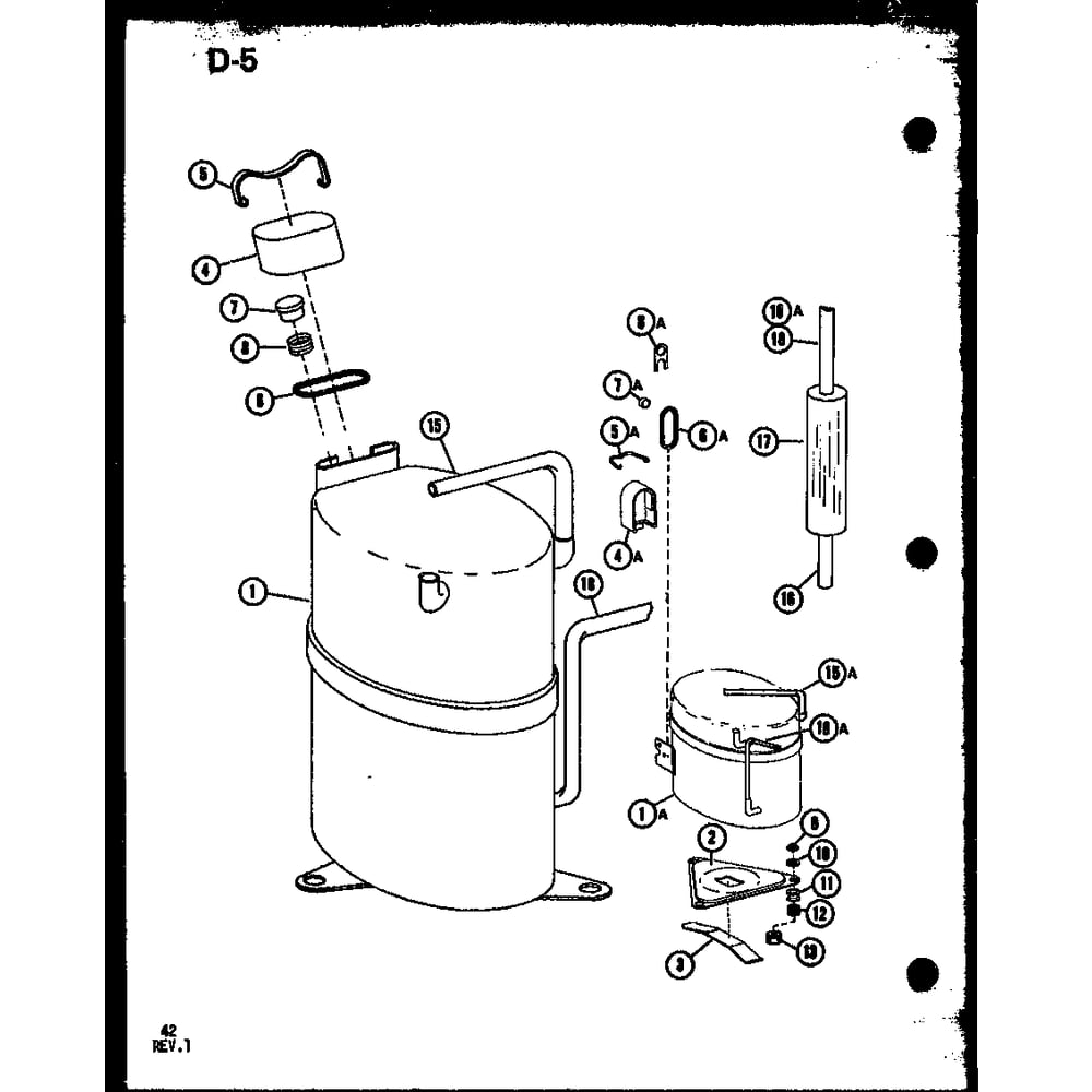 Diagram 12 Diagram and Parts List for 915-5E35S P76120-6R Amana Air Conditioner