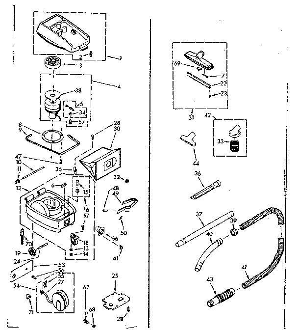 Unit Parts Diagram and Parts List for 11620400  Kenmore Filters & Accessories