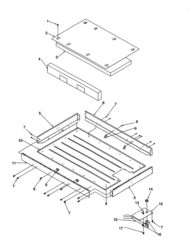 Heater Box Assembly Diagram and Parts List for AKT3020E-P1143715NE  Amana Cooktop