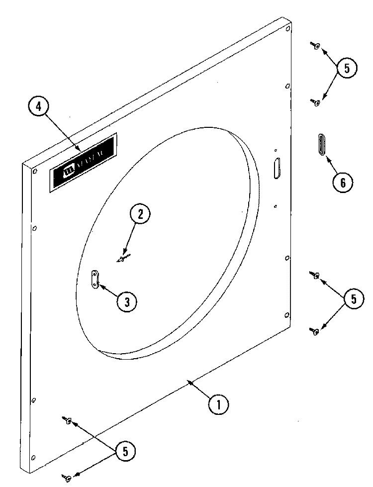 UPPER FRONT PANEL ASSEMBLY Diagram and Parts List for MLG32PDAWW  Maytag Dryer