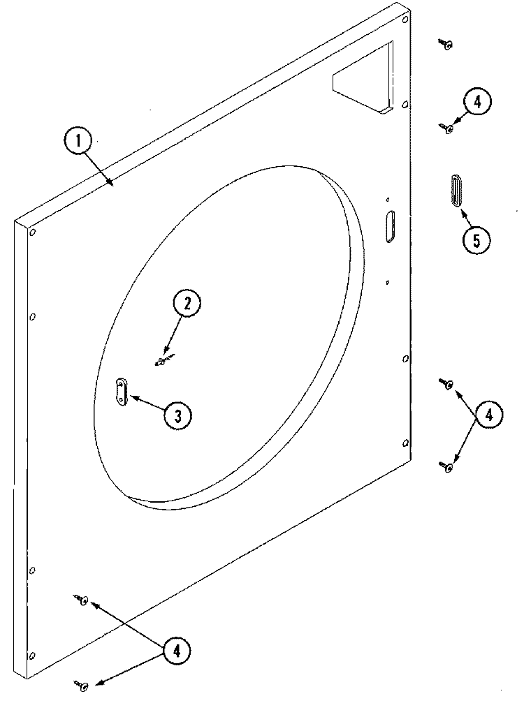 LOWER FRONT PANEL ASSEMBLY Diagram and Parts List for MLG32PDAWW  Maytag Dryer