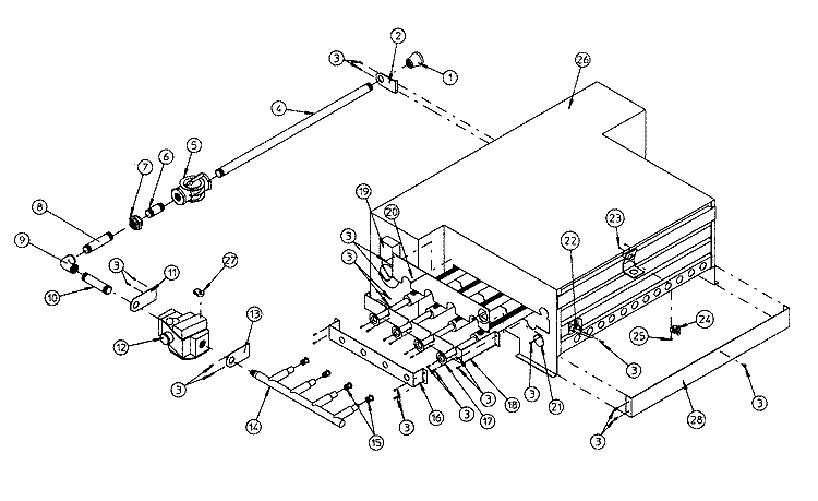 D.S.I. BURNER ASSEMBLY (L.P.) Diagram and Parts List for MDG170P1HW  Maytag Dryer
