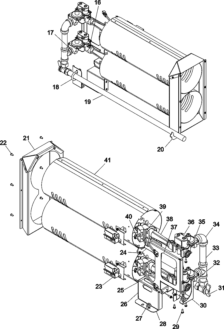 BURNER ASSEMBLY Diagram and Parts List for MDG51PNAWW  Maytag Dryer