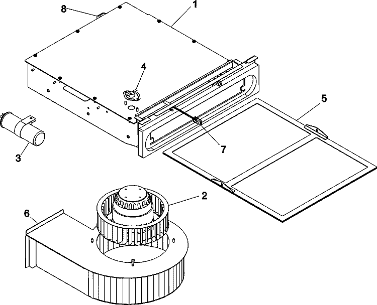 BLOWER Diagram and Parts List for MLG33PDAWW  Maytag Dryer