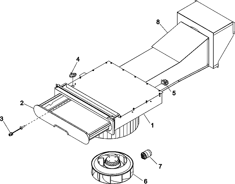 LINT AND BLOWER ASSEMBLY Diagram and Parts List for MDG51PNAWW  Maytag Dryer