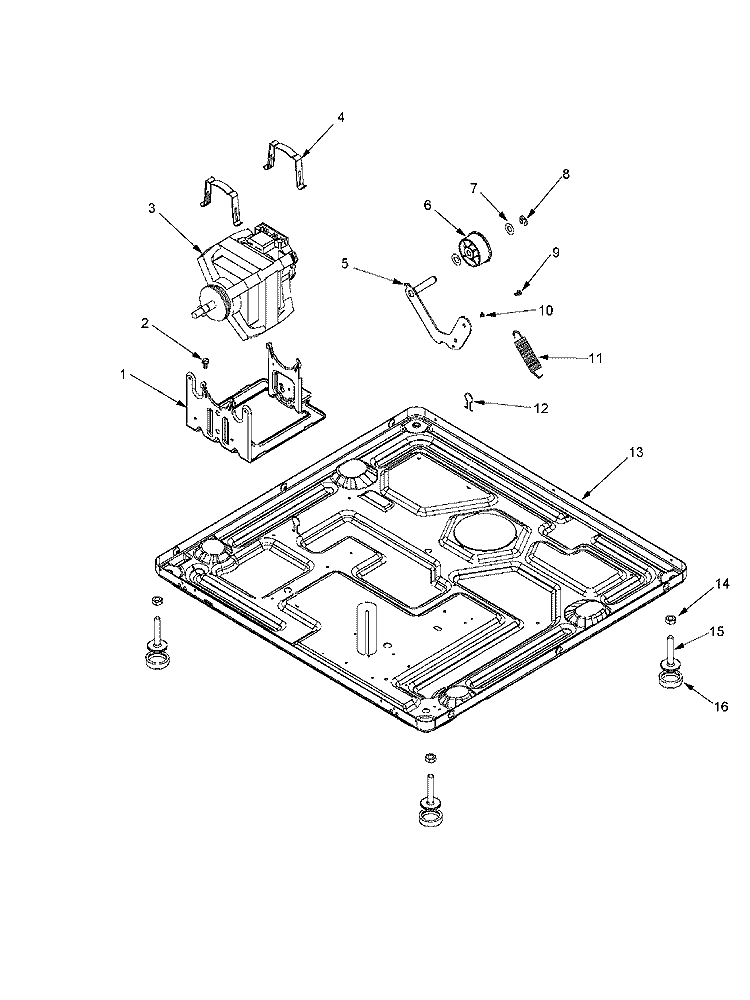 BASE Diagram and Parts List for MLG23PDFWW  Maytag Dryer