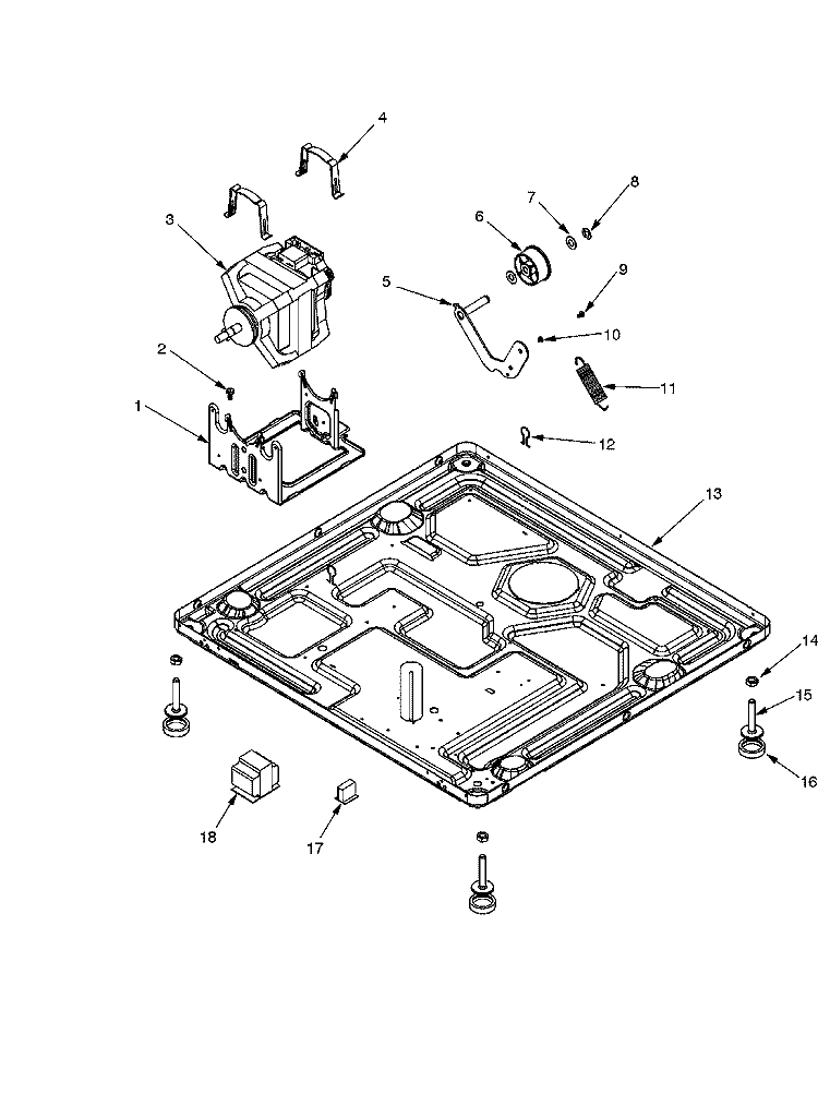 BASE Diagram and Parts List for MLG23PDHGW  Maytag Dryer