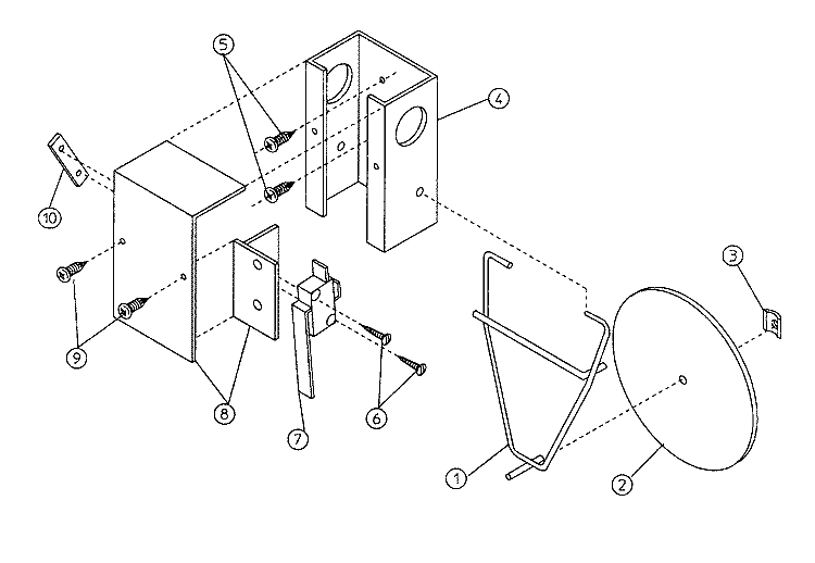 SAIL SWITCH ASSEMBLY Diagram and Parts List for MDG170P1HW  Maytag Dryer