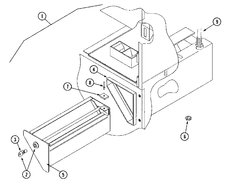 COIN VAULT ASSEMBLY Diagram and Parts List for MLG32PDAWW  Maytag Dryer