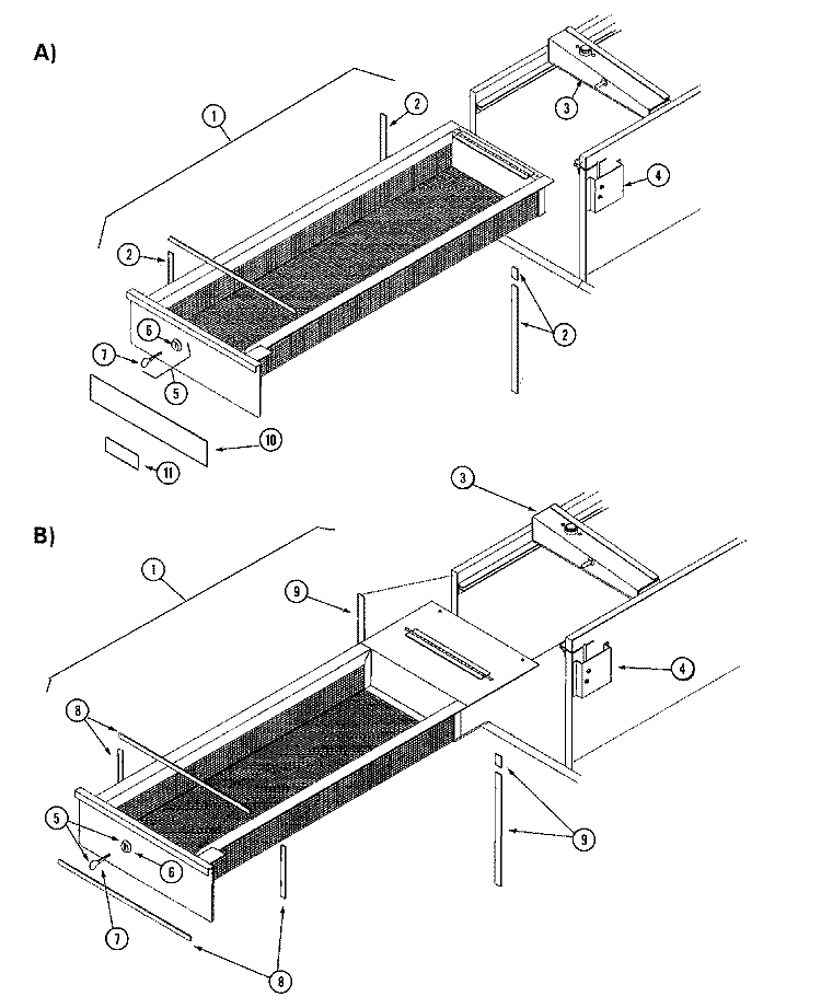 LINT DRAWER ASSEMBLY Diagram and Parts List for MLG32PDAWW  Maytag Dryer