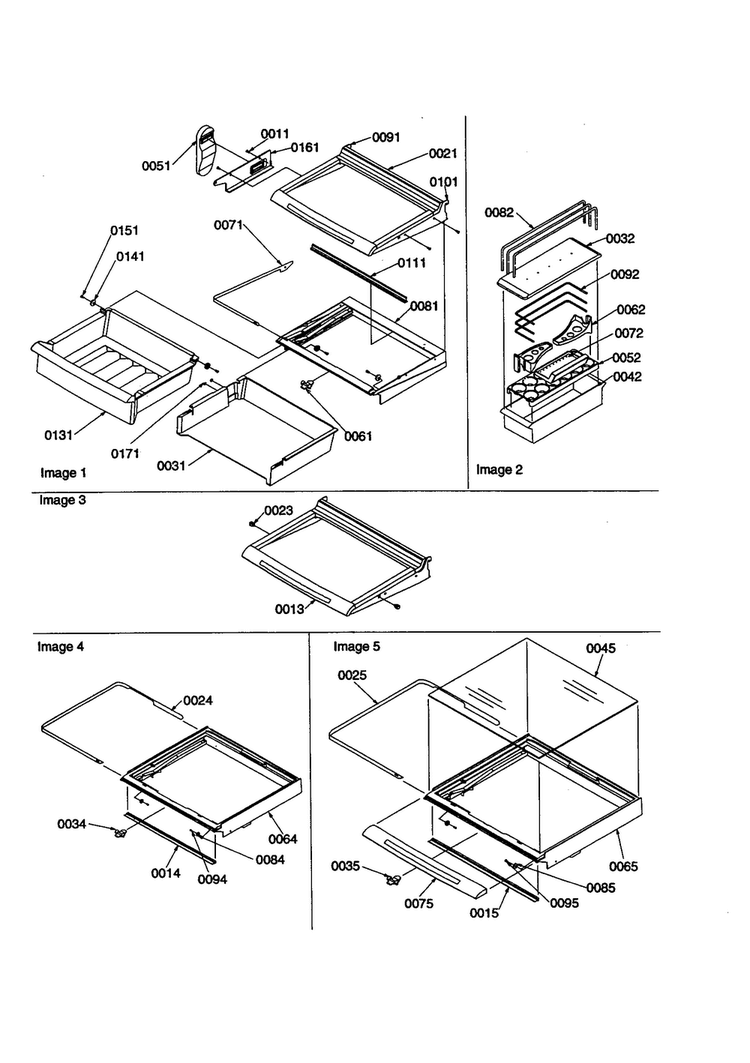 Deli/shelves/criper/accessories Diagram and Parts List for SBDE21VPE-P1317201WE  Amana Refrigerator
