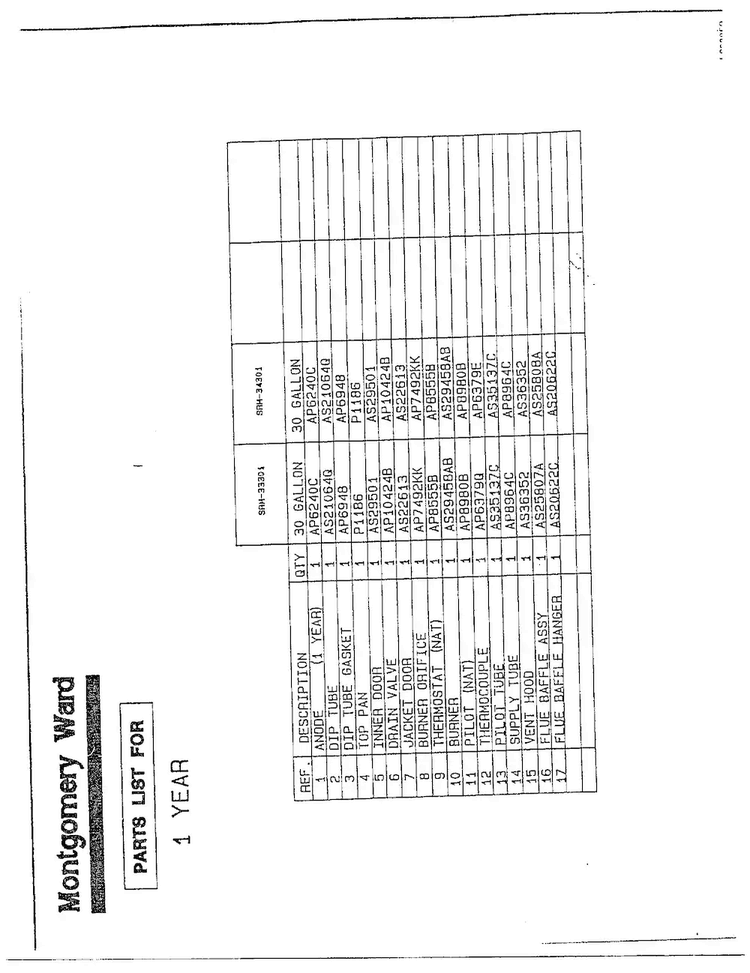 Refer To Image For Details Page 2 Diagram and Parts List for 62143-0A  Admiral Refrigerator