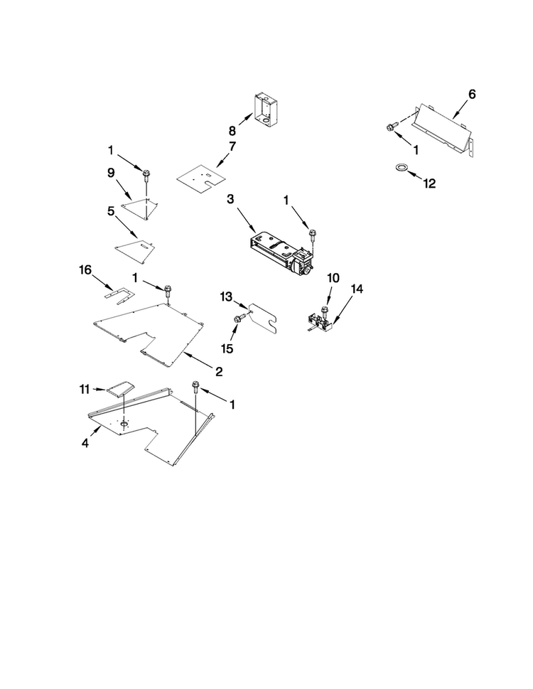 Venting Parts Diagram and Parts List for JDRP436WP01  Jenn-Air Range