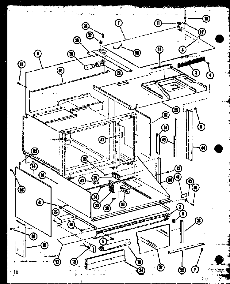 Section 2 Diagram and Parts List for RCC-6-P85318-1S  Amana Microwave