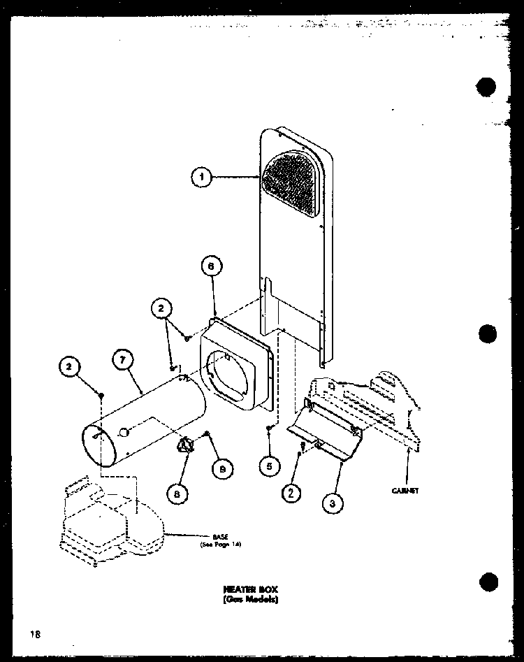 Section 4 Diagram and Parts List for LG2412 P7762218W Amana Dryer