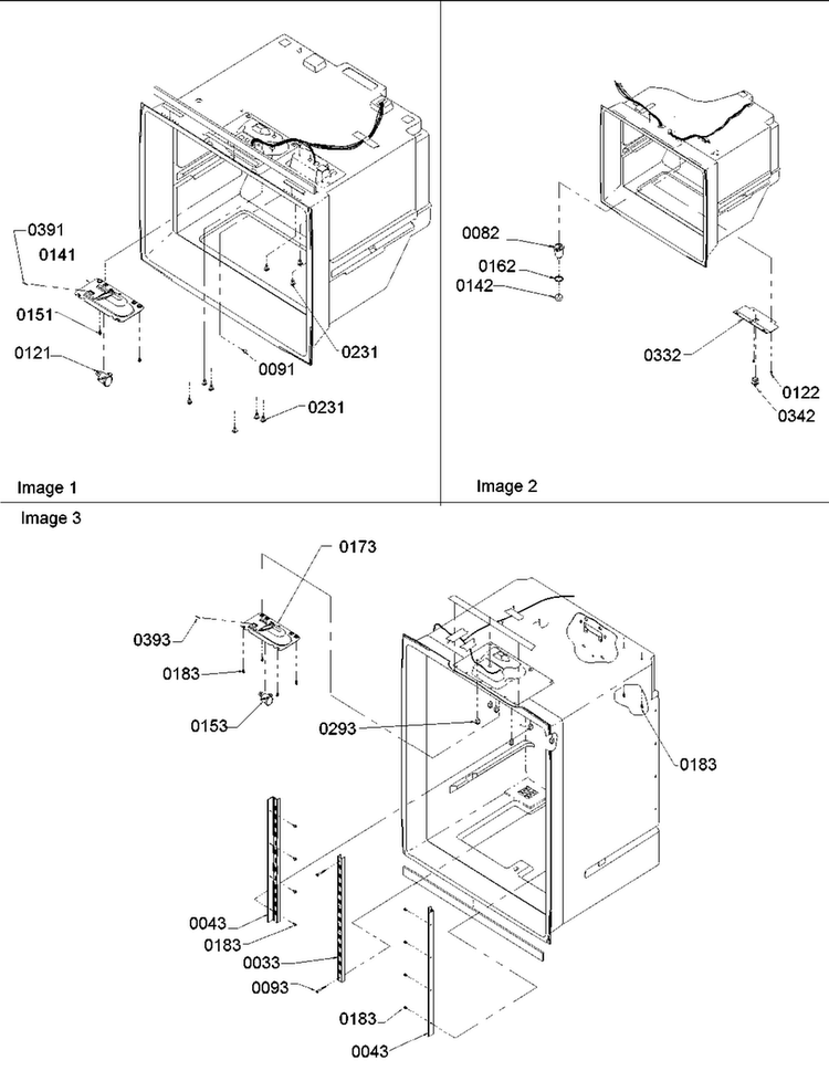 Shelf Ladders & Light Assy Diagram and Parts List for BRF20VE-P1321303WE  Amana Refrigerator
