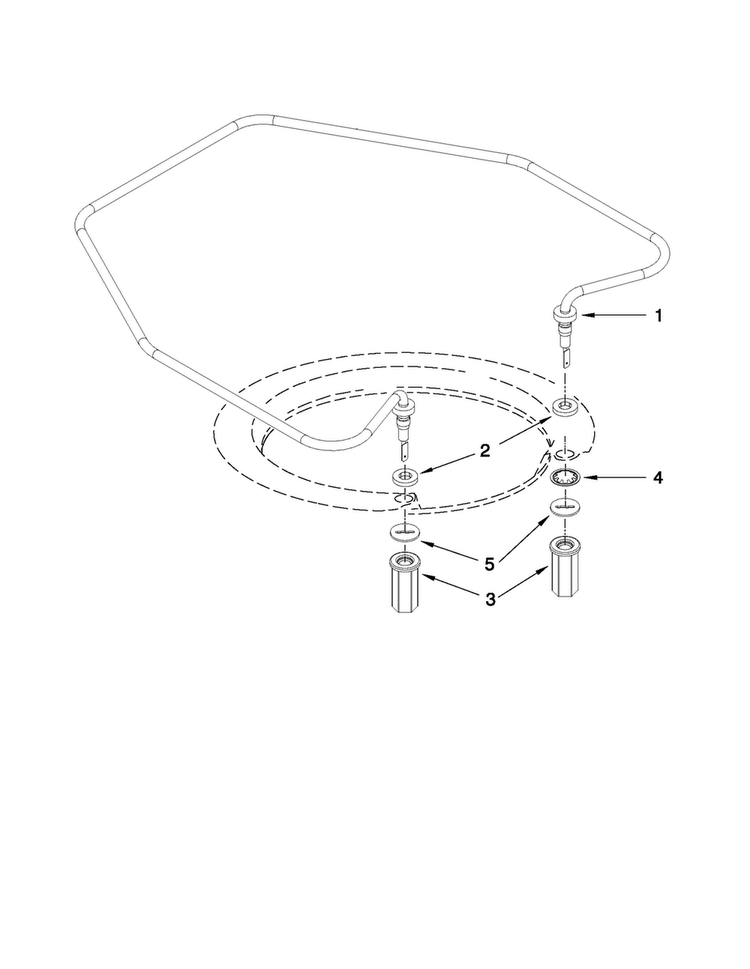 Heater Parts Diagram and Parts List for MDB8959AWB6  Maytag Dishwasher