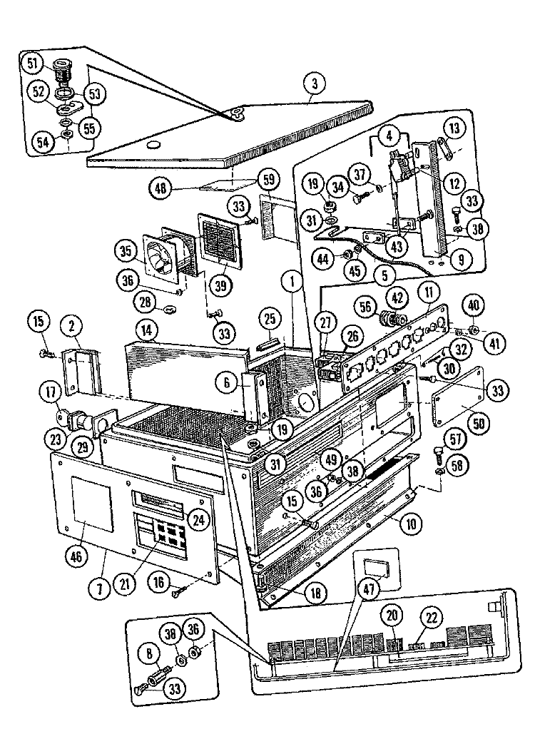 CONTROL PANEL Diagram and Parts List for MFX95PNAVS  Maytag Washer