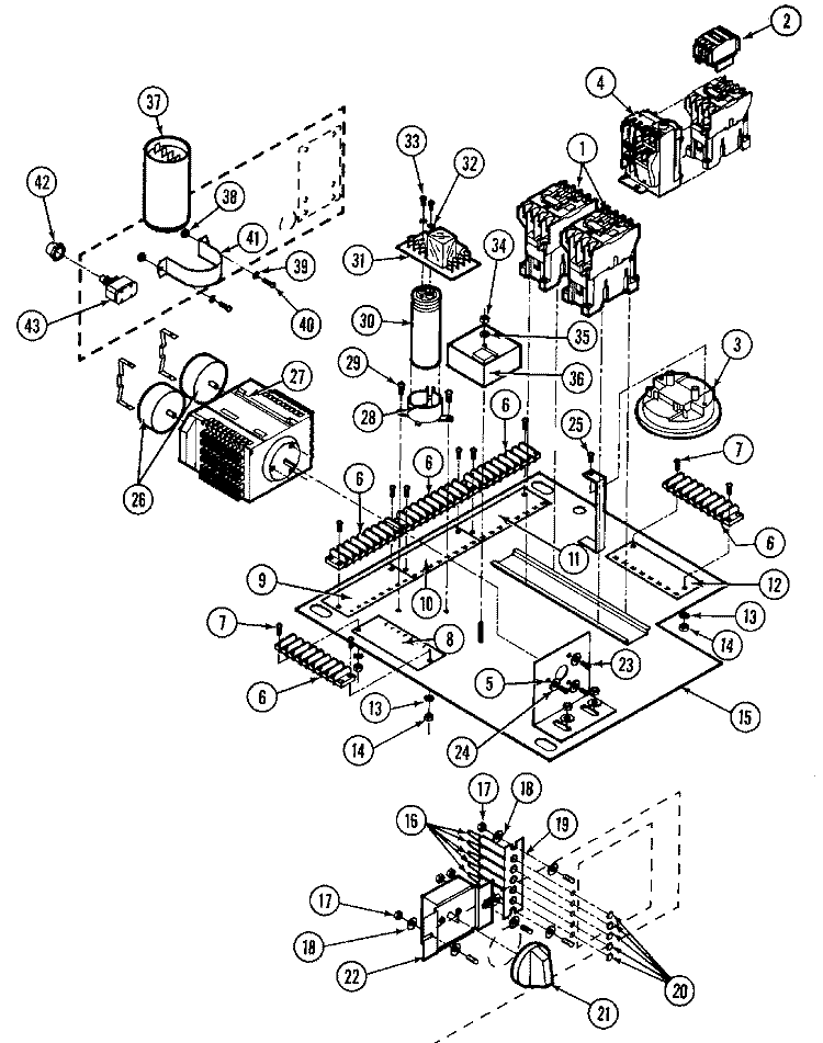CONTROL MODULE (MECHANICAL TIMER) Diagram and Parts List for MAF25MN3  Maytag Washer
