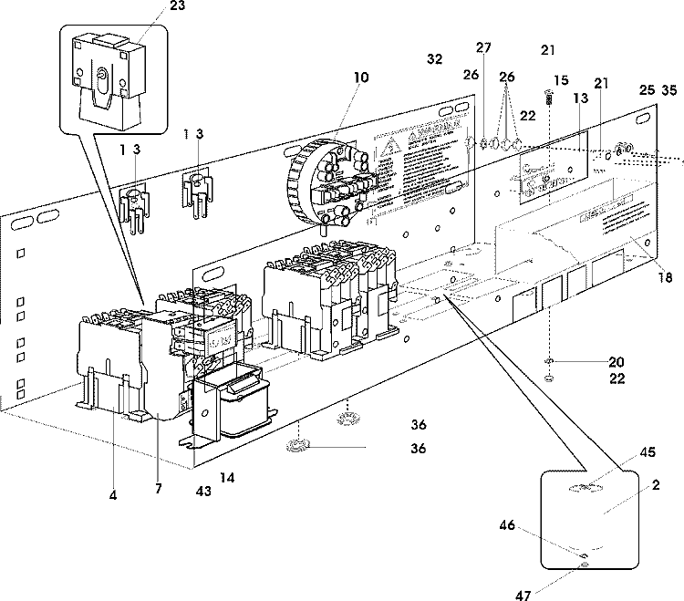 MAIN CONTROL Diagram and Parts List for MFR18PDAAS  Maytag Washer