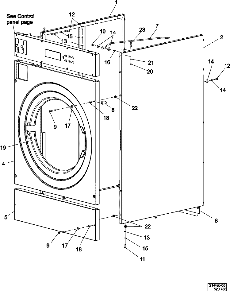 CABINET (PD) Diagram and Parts List for MFR30PDCTS  Maytag Washer