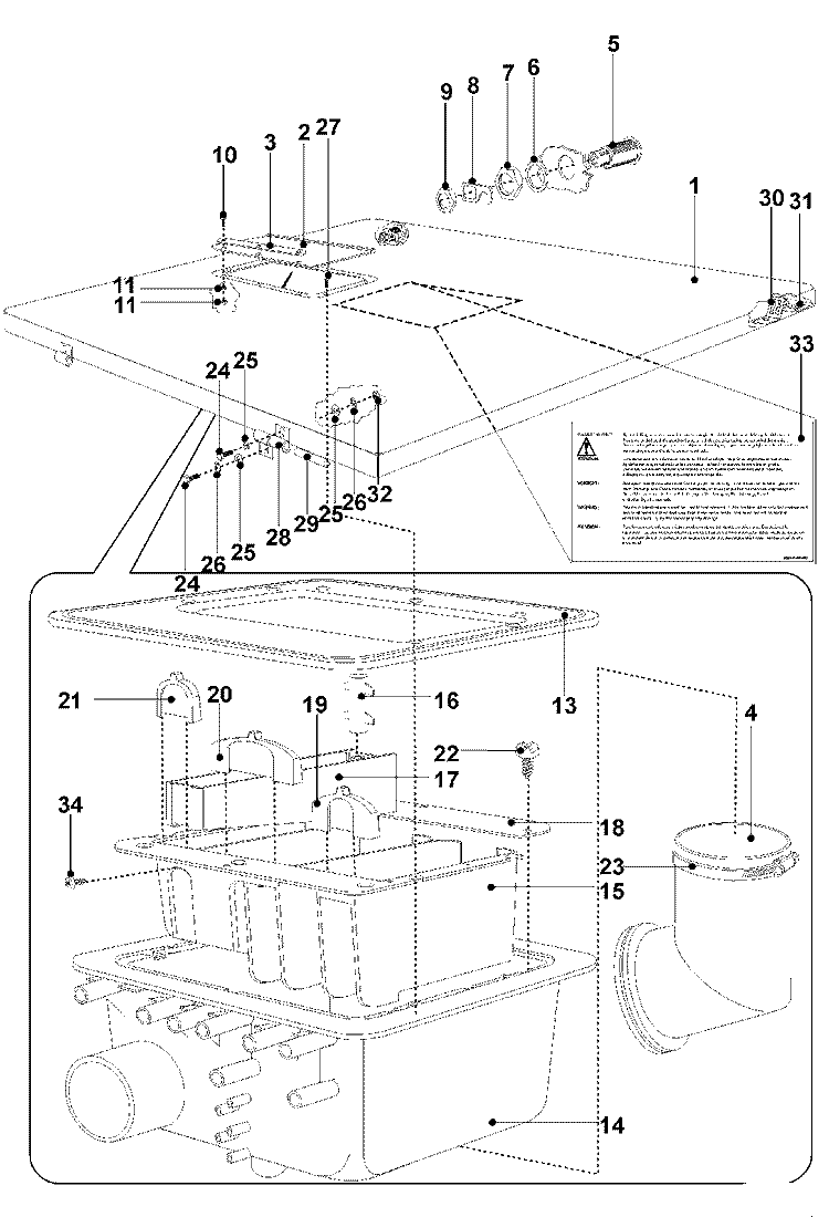 TOP COVER AND SOAP BOX Diagram and Parts List for MFR18PDAAS  Maytag Washer