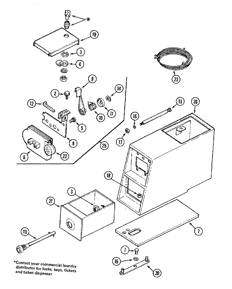 CS CONTROL CENTER Diagram and Parts List for MAT25CSAAG  Maytag Washer